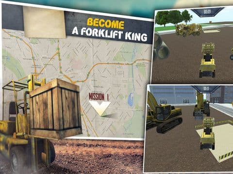 Heavy Construction Simulator- Drive a forklift through the city suburbs to become a construction master screenshot 2