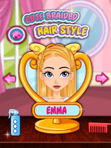 Cute Braided Hair Style screenshot 3
