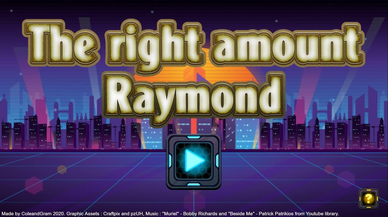 The right amount Raymond screenshot 2