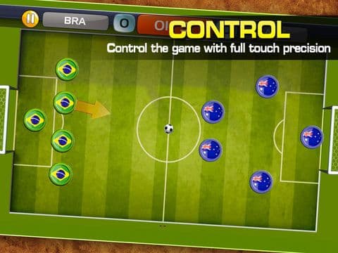 Finger Soccer 2016 - Slide soccer simulation game for real challengers and soccer stars screenshot 5