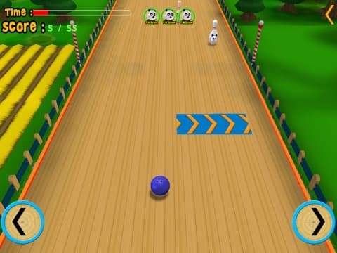 pandoux crazy bowling for kids - free game