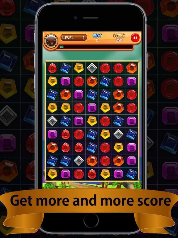 Diamond Match - 3 Free Fun Addictive Game screenshot 3