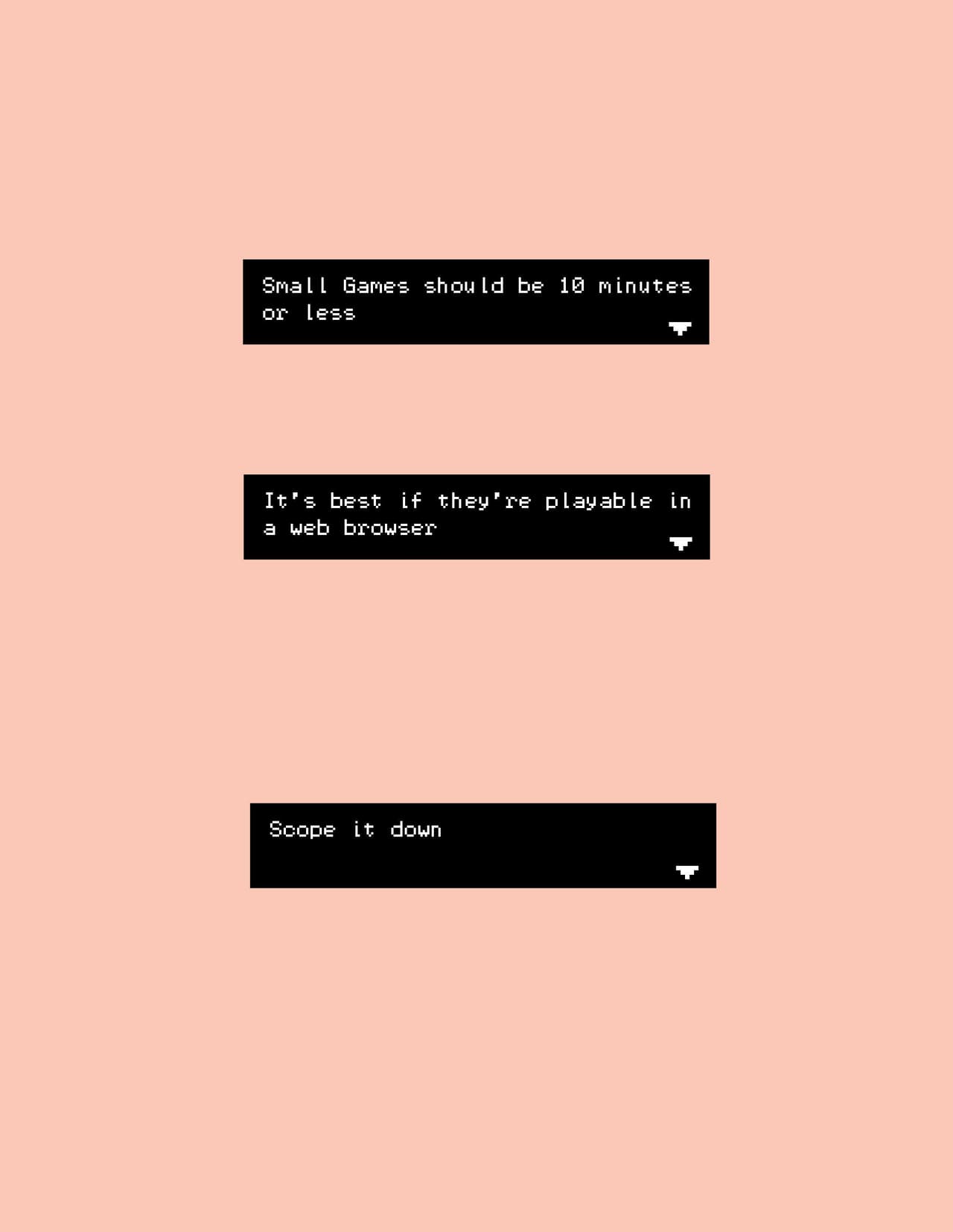 Small Games Manifesto screenshot 3