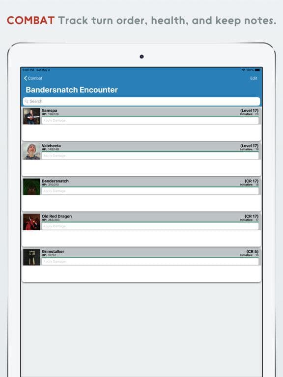 Initrax d20 Initiative Tracker screenshot 5