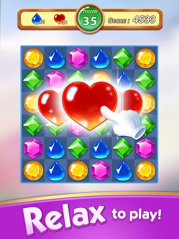 Jewels & Gems - Match 3 Games screenshot 2