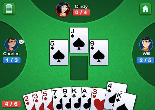 Simple Whiz Spades - Classic Card Game screenshot 6