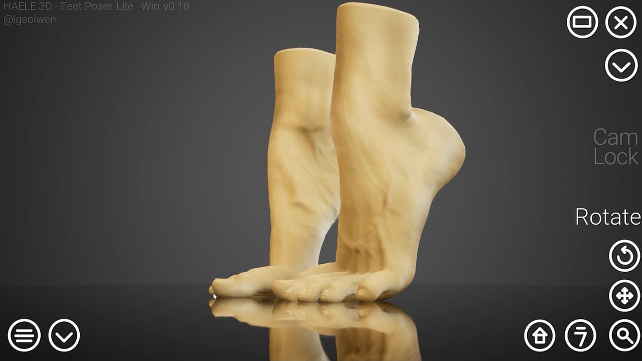 HAELE 3D - Feet Poser Lite screenshot 2