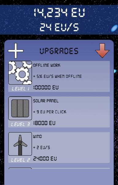Energy CLicker screenshot 3
