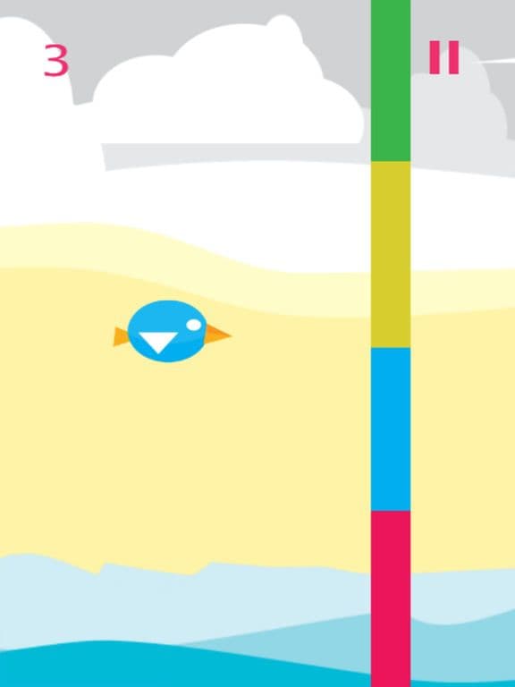 Color bird Fly from color wall screenshot 5