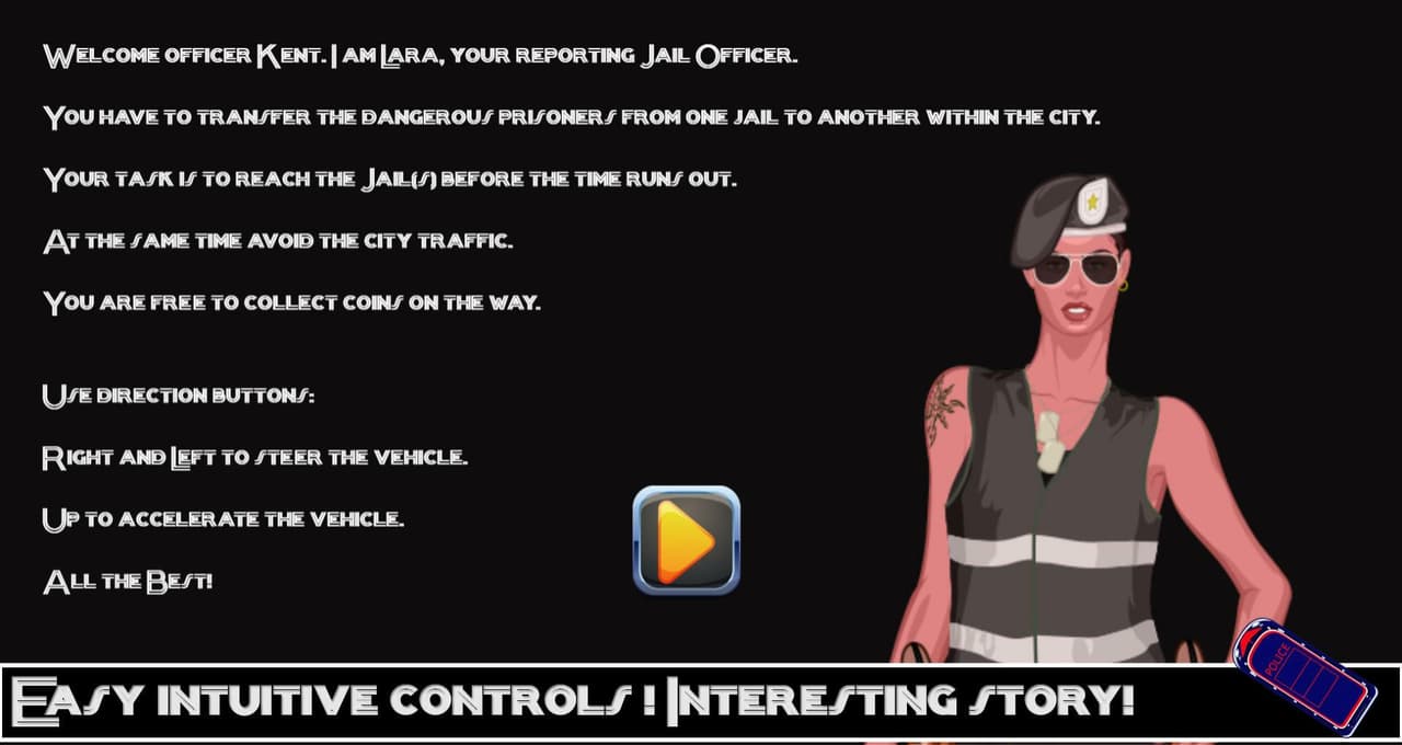 Road Hero Speed Car Racing Prison Transfer screenshot 2
