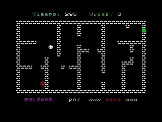 Bolinga (ZX Spectrum) by Xave screenshot 2