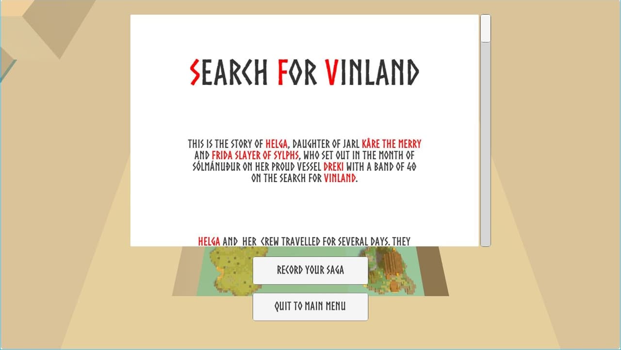 Search for Vinland