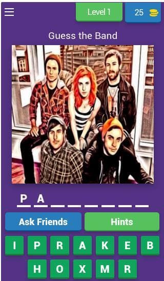 Guess The Band Quiz Game screenshot 2