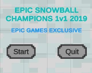 EPIC SNOWBALL CHAMPIONS 1v1 2019