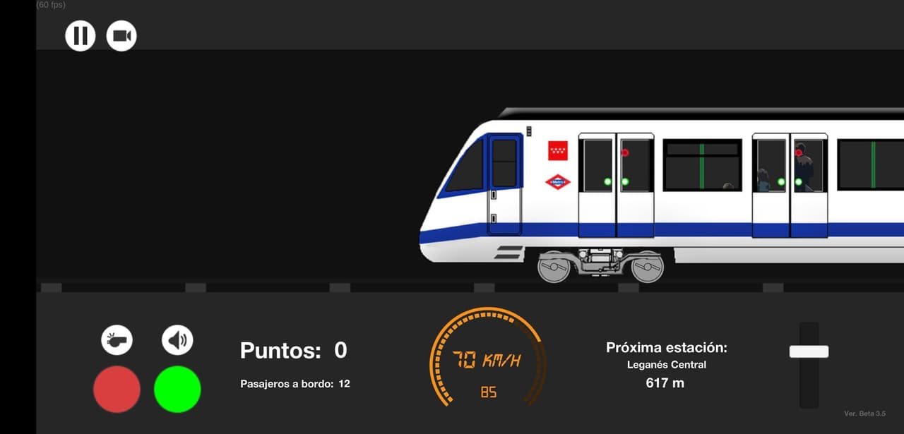 Metro Madrid 2D Simulator screenshot 2