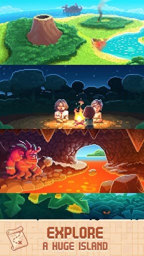 Tinker Island - Pixel Art Survival Adventure screenshot 4