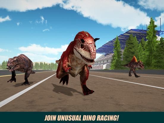 Jurassic Dino Racing Challenge 3D Full screenshot 4