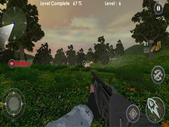 Shoot Deadly Dino For Survival