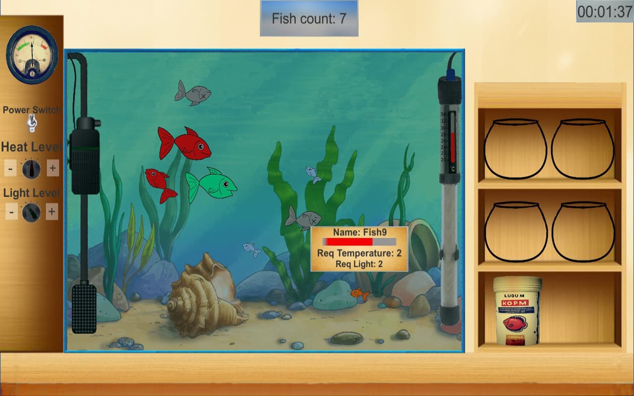 Aquarium Simulator for Ludum Dare 38
