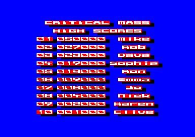 Critical Mass (1985) screenshot 3