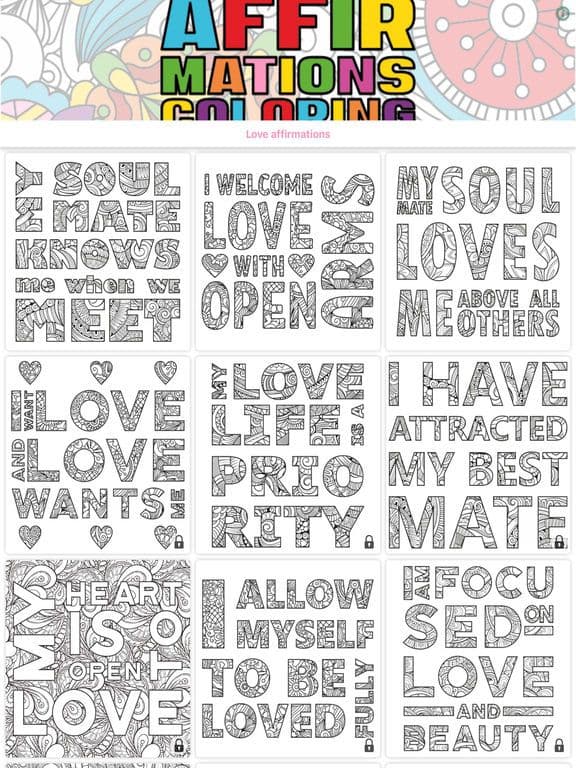 NataliArt Love Coloring book screenshot 2