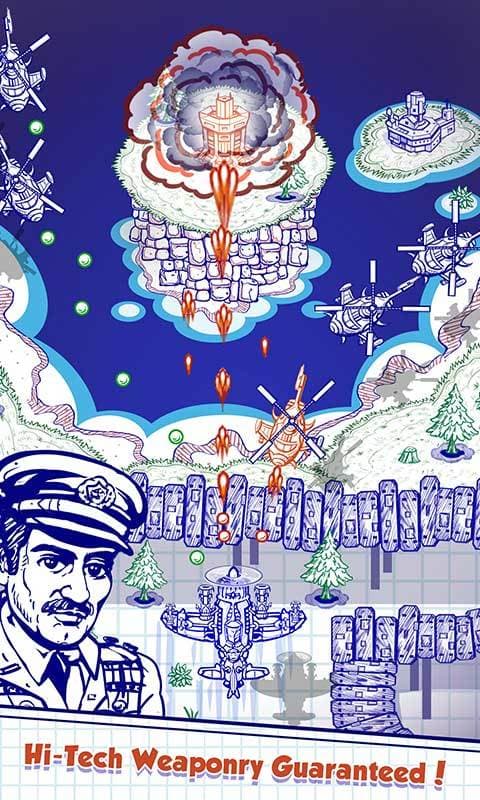 Doodle Combat - Army Air Force Planes Battle screenshot 4