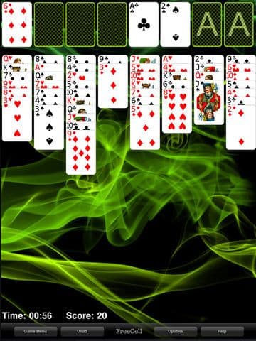 Neon FreeCell Solitaire