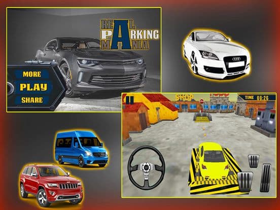 Real Car Parking Simulator-Driving School Test 3D screenshot 4