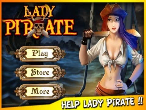 Lady Pirate - Cursed Ship Run Escape screenshot 2