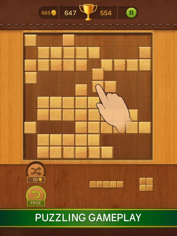 Wood Block The Puzzle Game screenshot 2