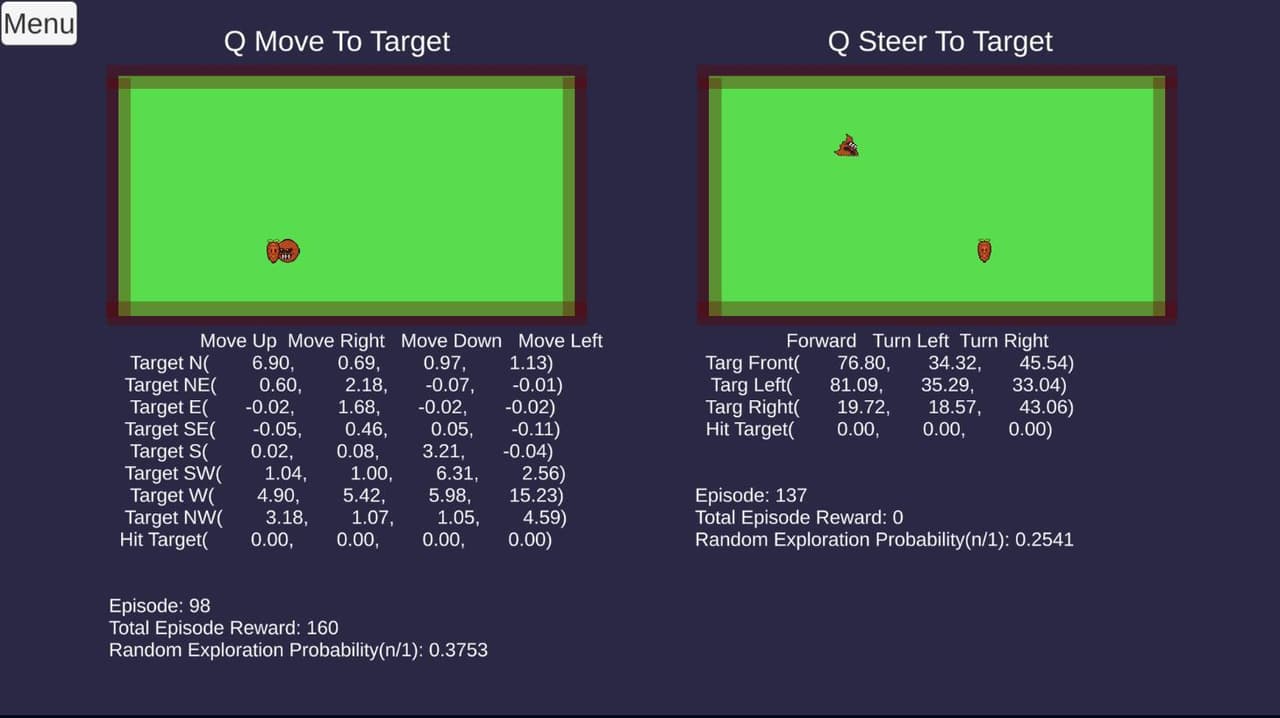 AI Demo: Q Learning vs PPO Machine Learning