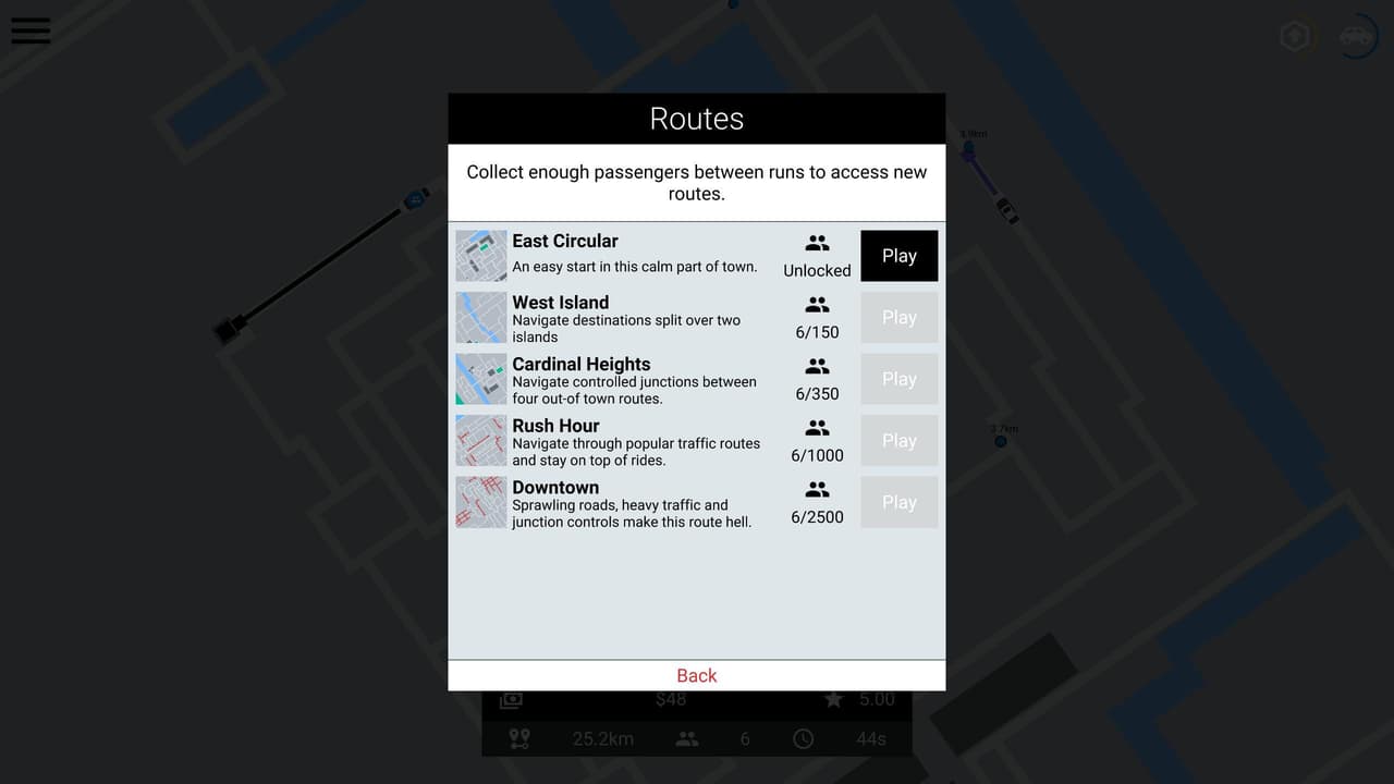 Routed: Ride Share Sim (Beta) screenshot 4