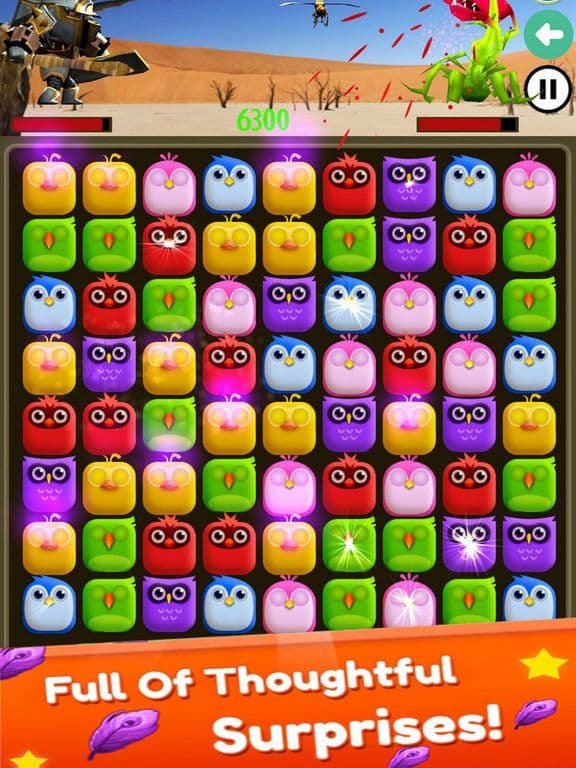 Cube Bird Pop: Plants Attack screenshot 2