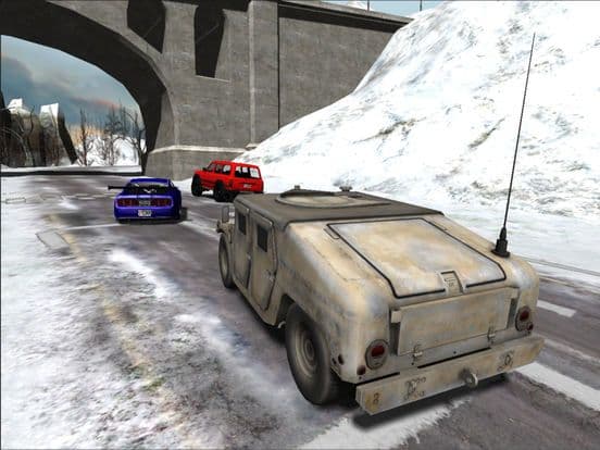Snow Car Racing