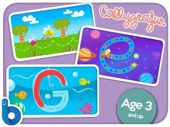 Callygrafun for kids - learn & paint alphapet screenshot 3