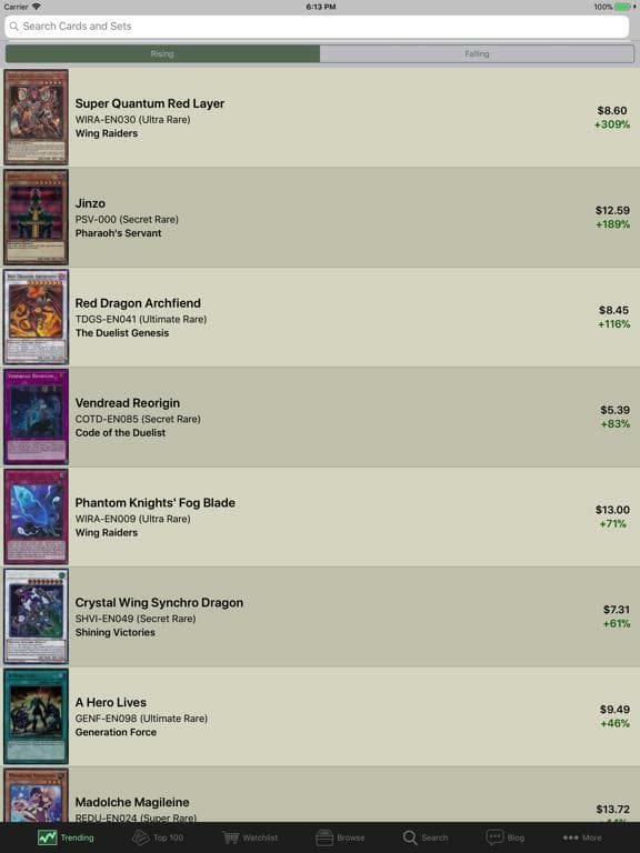 Card Prices: Yu-Gi-Oh Edition screenshot 2
