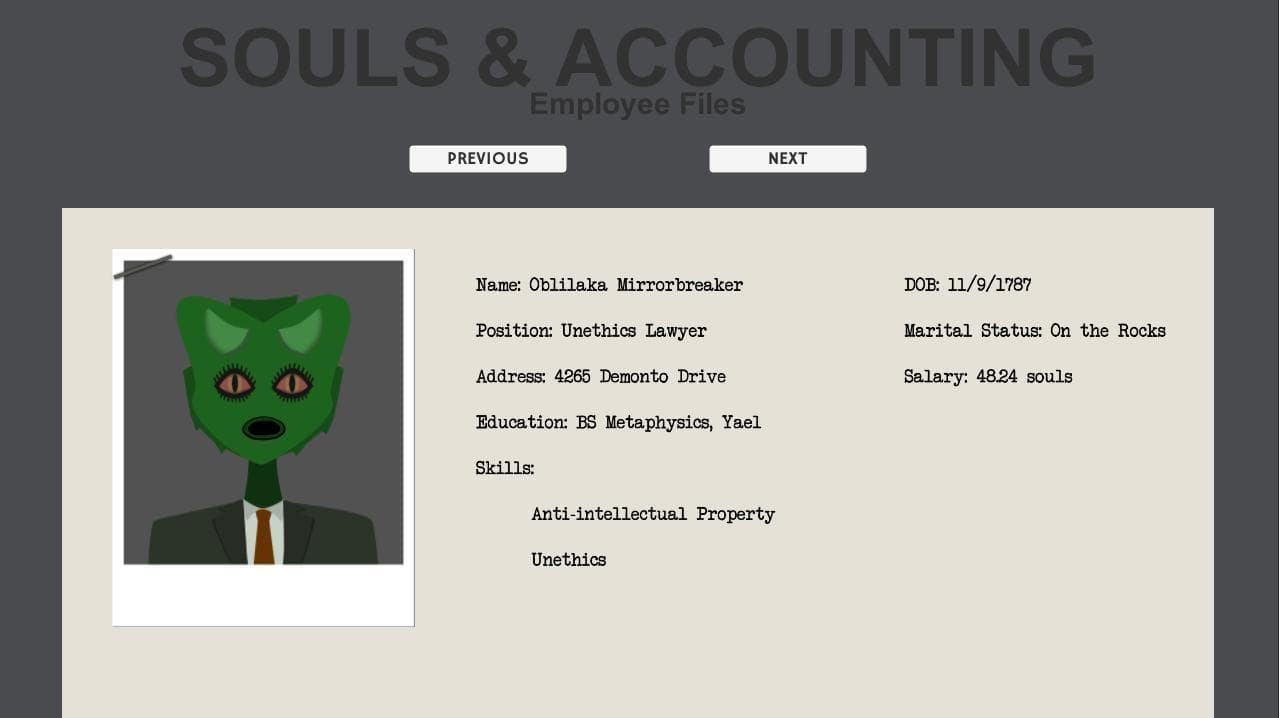 Souls & Accounting: Employee Files screenshot 5