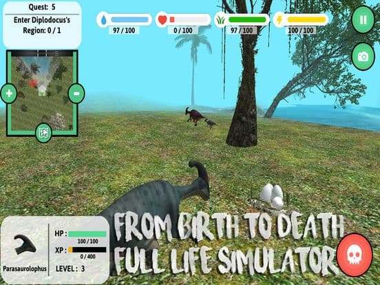 Parasaurolophus Simulator