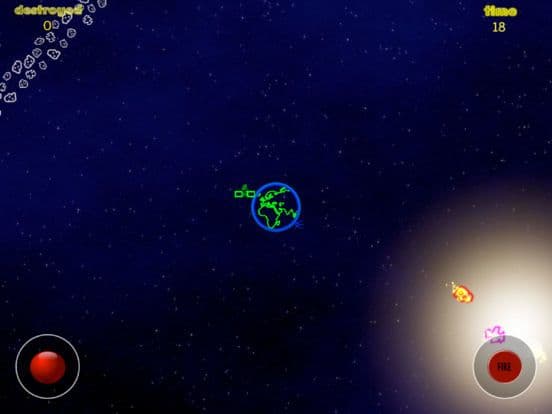 Asteroid Attack HD screenshot 2