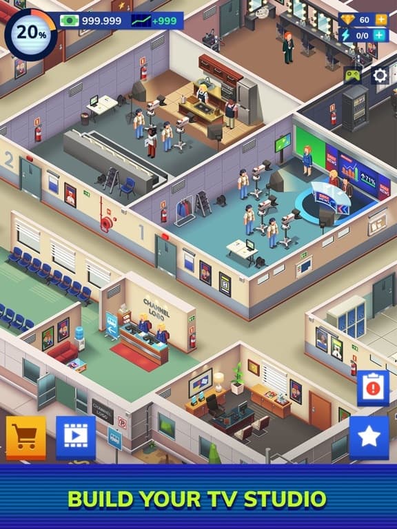 TV Empire Tycoon - Idle Game screenshot 2