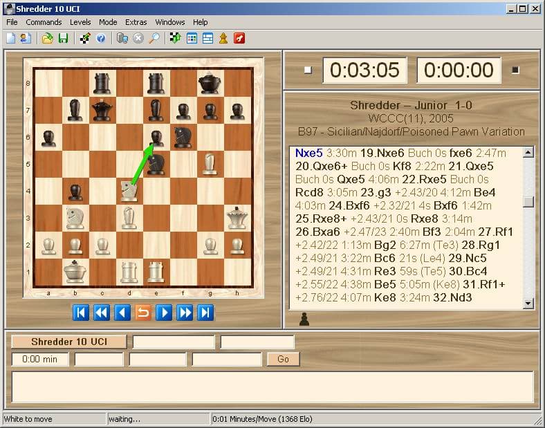 Shredder 10 UCI screenshot 5
