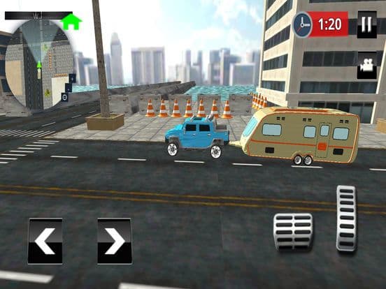 Camper Van Truck Parking: RV Car Trailer Simulator screenshot 2