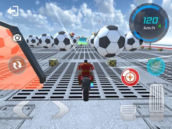 SuperHero Bike Stunt Racing Go screenshot 2