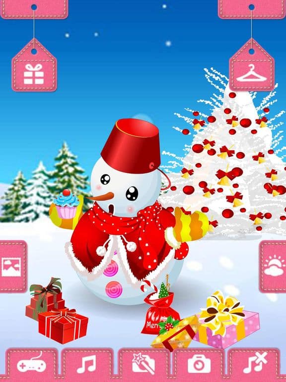 Christmas Snowman - Dressup
