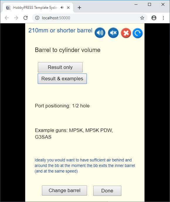 Airsoft AEG Cylinder and Inner Barrel Matching screenshot 3