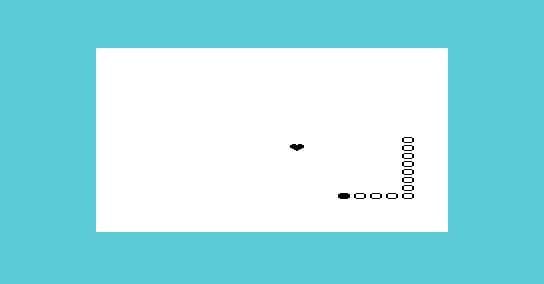 KukacB - snake clone for VIC-20 (BASIC) screenshot 2