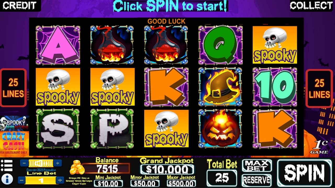 Spooky Spins Returns: Crazy Cash Edition - Slots screenshot 3
