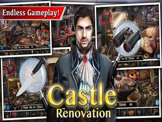Hidden Object Castle Renovations screenshot 2