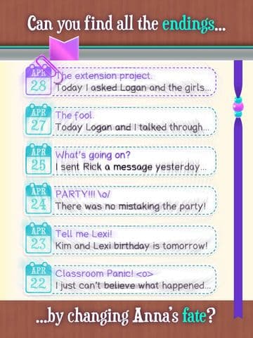 Dear Diary - Interactive Story