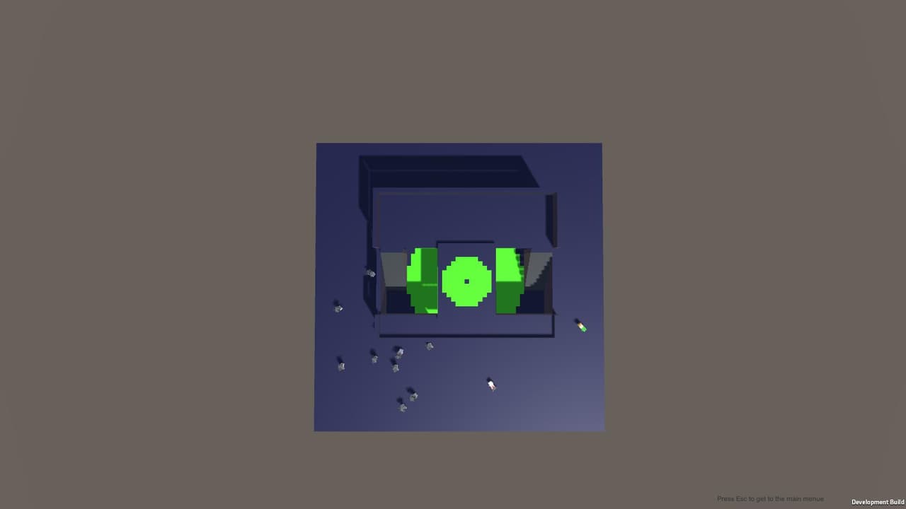 GREEN VS RED beta low poly test version screenshot 2